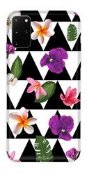 CASEGADGET CASE OVERPRINT FLOWERS IN TRIANGLES SAMSUNG GALAXY S20 PLUS