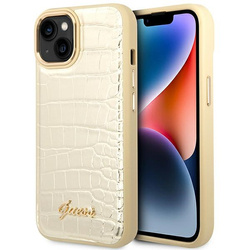 GUESS GUHCP14MHGCRHD IPHONE 14 PLUS / 15 PLUS 6.7 "GOLD / GOLD HARDCASE CROCO COLLECTION