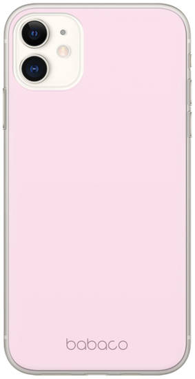 CASE OVERPRINT BABACO CLASSIC 009 IPHONE X/XS LIGHT PINK