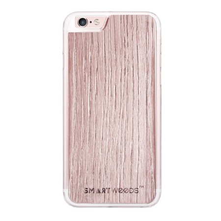 CASE WOODEN SMARTWOODS PINK ROSE GOLD IPHONE 6 PLUS / 6S PLUS
