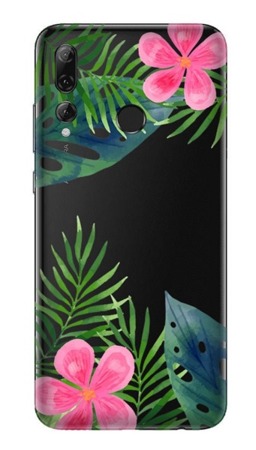 CASEGADGET CASE OVERPRINT LEAVES AND FLOWERS HUAWEI P SMART PLUS 2019