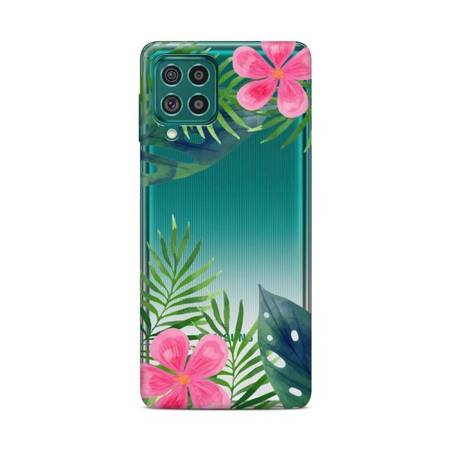 CASEGADGET CASE OVERPRINT LEAVES AND FLOWERS SAMSUNG GALAXY F62 / M62