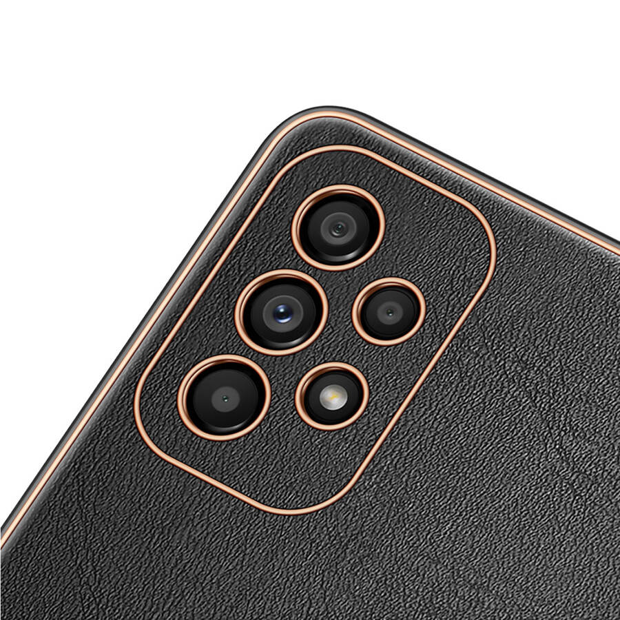 DUX DUCIS YOLO ELEGANT COVER MADE OF ECOLOGICAL LEATHER FOR SAMSUNG GALAXY A33 5G BLACK