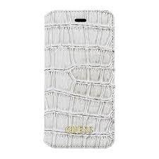 GUESS BOOK CASE SHINY CROCO GUFLBKP6SCOBE IPHONE 6 / 6S BEŻOWY