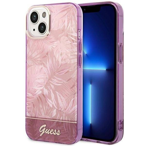 GUESS GUHCP14SHGJGHP IPHONE 14/15/13 6.1 "PINK / PINK HARDCASE JUNGLE COLLECTION