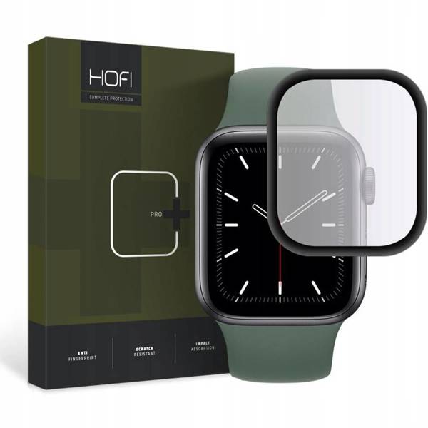 HOFI HOFI HYBRID GLASS APPLE WATCH 4/5/6/SE (40MM) BLACK HYBRID GLASS