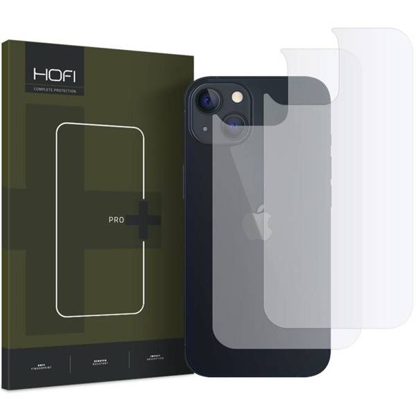 HOPI HYDROFLEX PRO+ BACK PROTECTOR 2-PACK IPHONE 13 CLEAR HYDROGEL FOIL