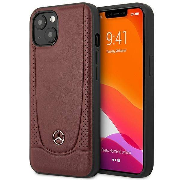 MERCEDES MEHCP14MARMRE IPHONE 14 PLUS 6,7" CZERWONY/RED HARDCASE LEATHER URBAN BENGALE