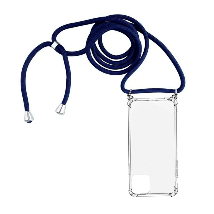 ROPE CASE SAMSUNG M51 CLEAR/BLUE