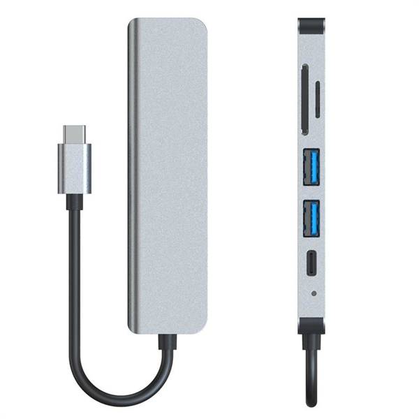 TECH-PROTECT V4-HUB ADAPTER 6IN1 GREY