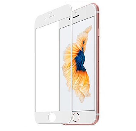 TEMPERED GLASS 5D IPHONE 6 PLUS / 6S PLUS WHITE