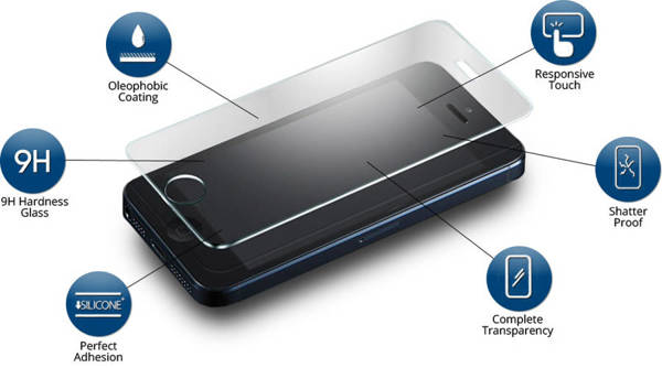 TEMPERED GLASS 9H 10 PIECES WITHOUT PACKING IPHONE PRO MAX 6,5"