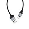 BOROPHONE USB KABEL - BX28 2.4A LIGHTNING 1M BLACK-GRAY