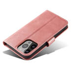 MAGNET CASE ELEGANT BOOKCASE TYPE CASE WITH KICKSTAND FOR IPHONE 13 PINK