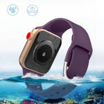 SILICONE STRAP APS SILICONE WATCH BAND 8/7/6/5/4/3/2 / SE (41/40 / 38MM) STRAP WATCHBAND PURPLE