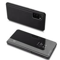 Clear View Case futerał etui z klapką Samsung Galaxy A32 4G czarny