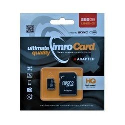 KARTA PAMIĘCI MICROSDXC 256GB IMRO+ADP 10C UHS-3