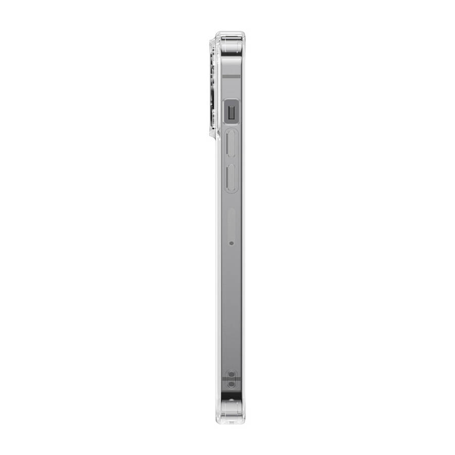 Baseus Frosted Glass Case etui pokrowiec do iPhone 13 Pro Max sztywna obudowa z żelową ramką przezroczysty (ARWS000202)