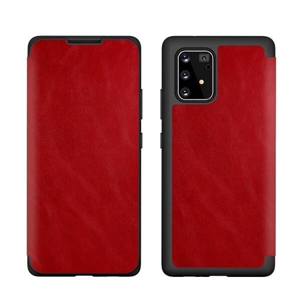 Beline Etui Leather Book iPhone 12 6,7" Pro Max czerwony/red