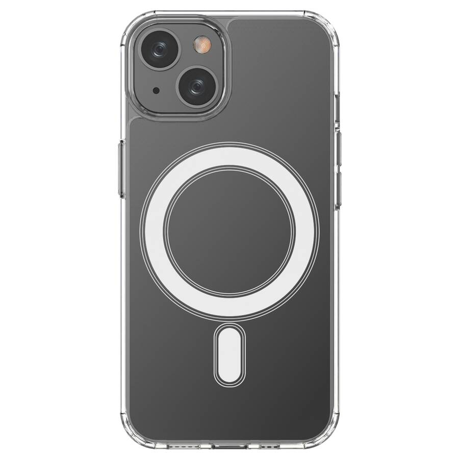 Clear Magnetic Case MagSafe etui iPhone 14 magnetyczny pokrowiec przezroczysty