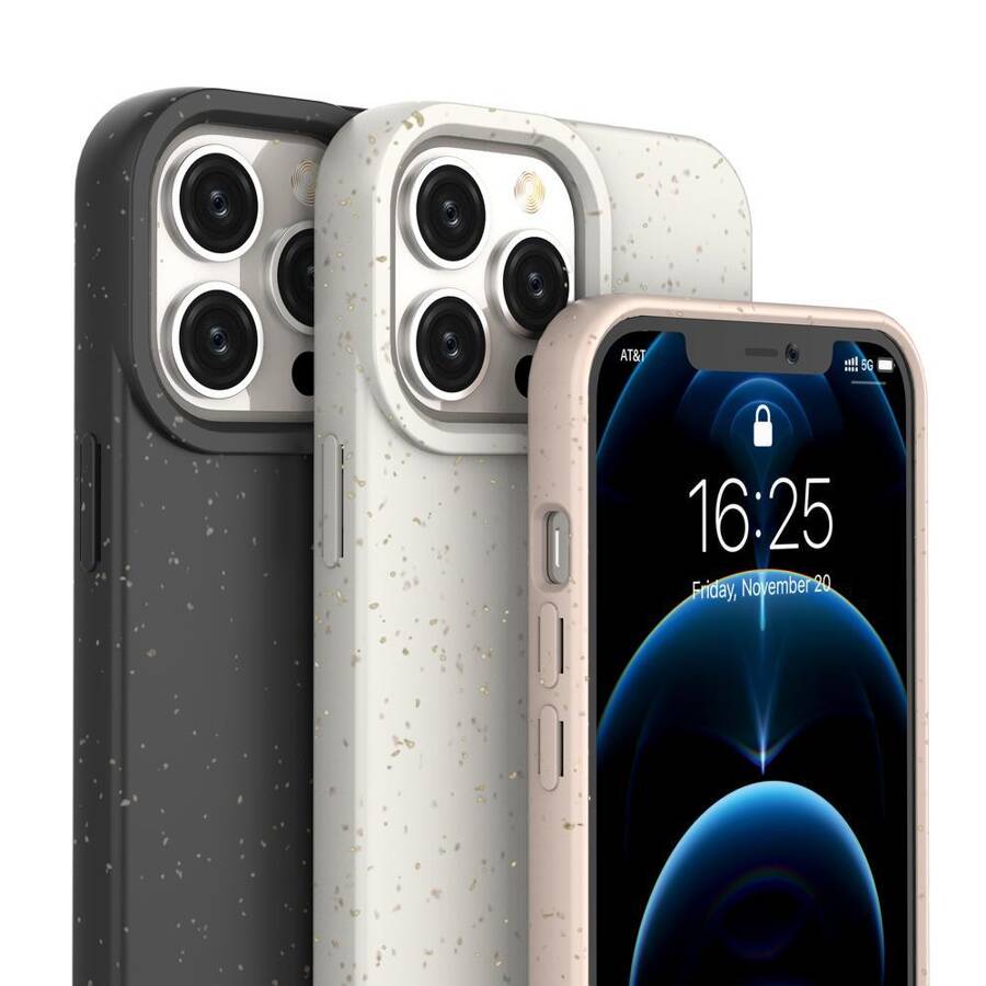 Eco Case etui iPhone 14 Plus silikonowy degradowalny pokrowiec fioletowe