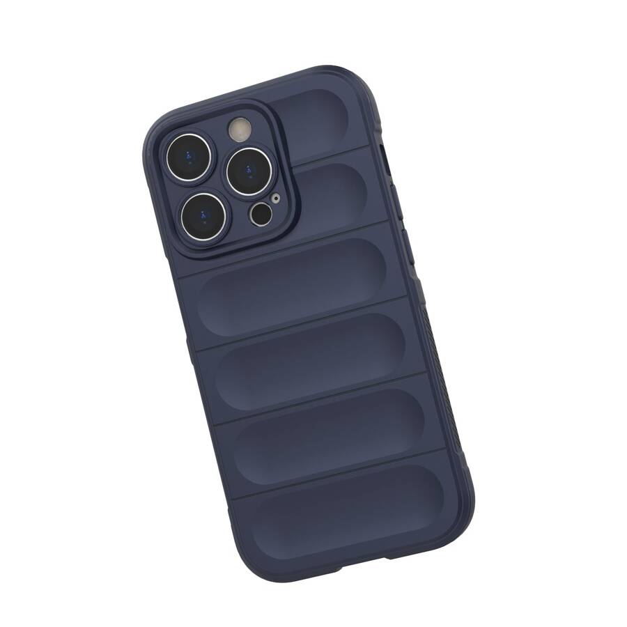 Magic Shield Case etui do iPhone 14 Pro elastyczny pancerny pokrowiec burgundowy