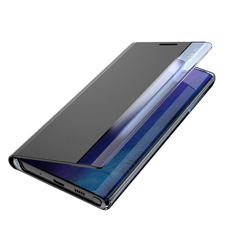 New Sleep Case etui Samsung Galaxy A54 5G pokrowiec z klapką podstawka niebieskie