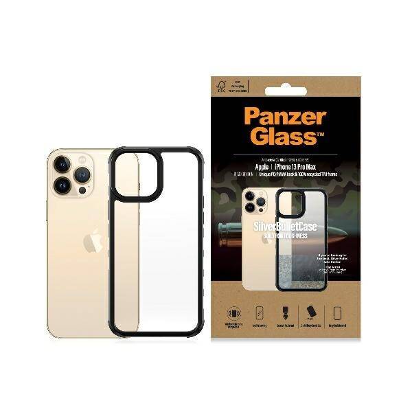 PanzerGlass ClearCase iPhone 14/13 6.1" Antibacterial czarny/black 0405