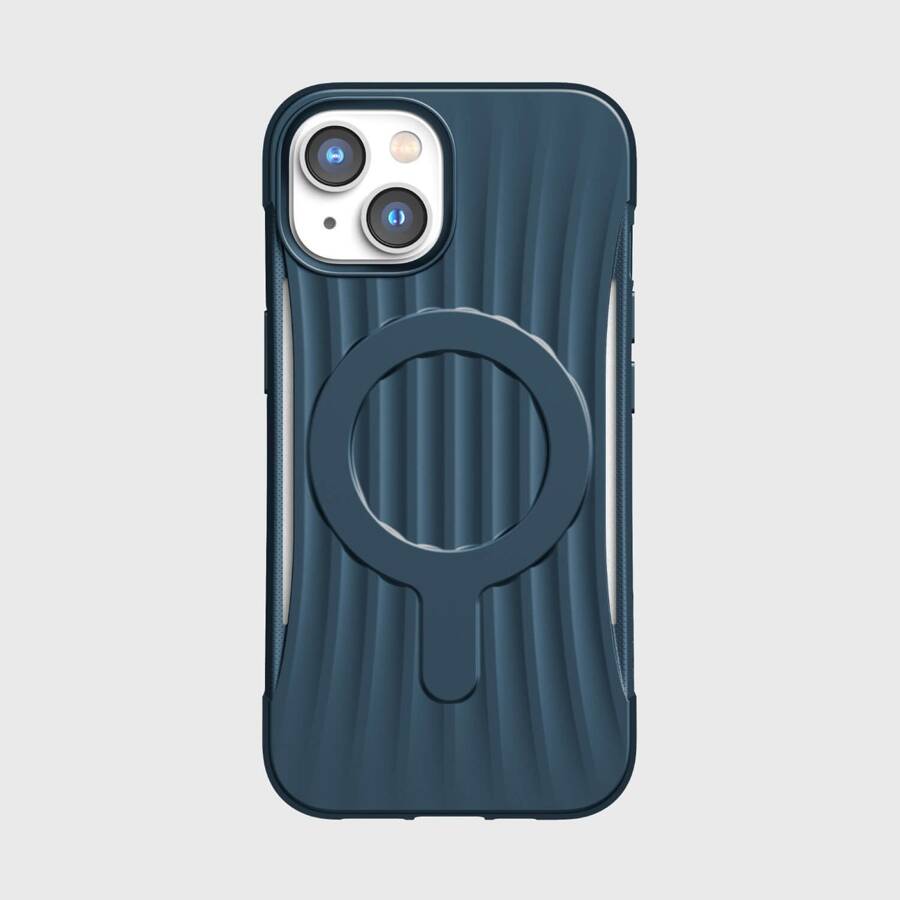 Raptic X-Doria Clutch Built Case etui iPhone 14 z MagSafe pokrowiec plecki niebieski